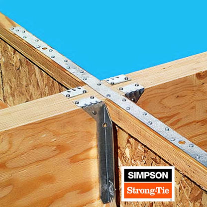 Simpson Strong-Tie MSTA21Z Strap Tie Installed - The Deck Store USA