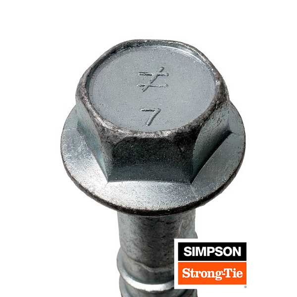 Simpson Strong-Tie Titen HD Screw Anchor Hex Head - The Deck Store USA