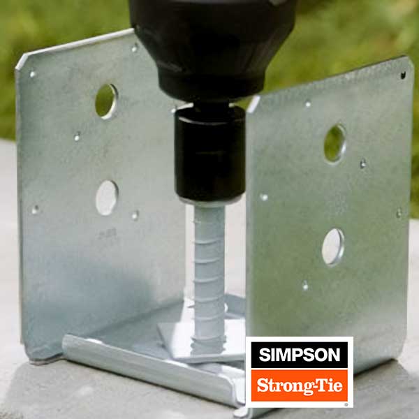 Simpson Strong-Tie Titen HD Screw Anchor Installation - The Deck Store USA