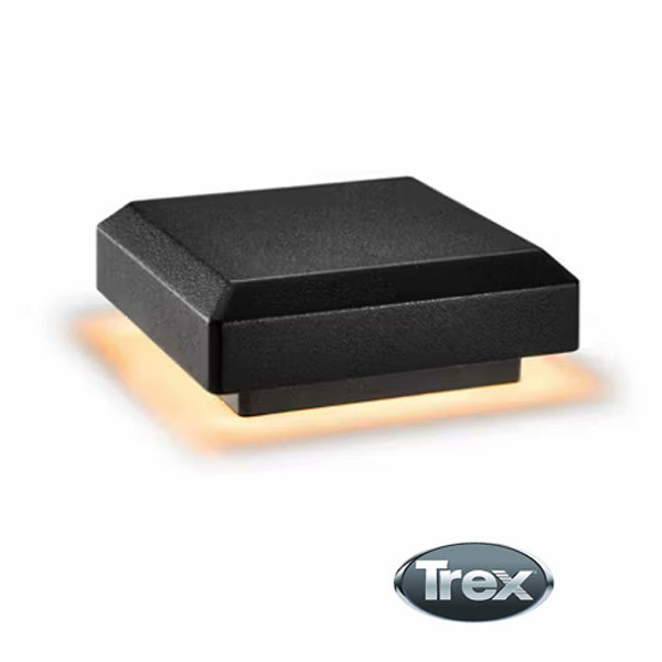 Trex 24V 2-1/2" Aluminum Post Cap Light - Black