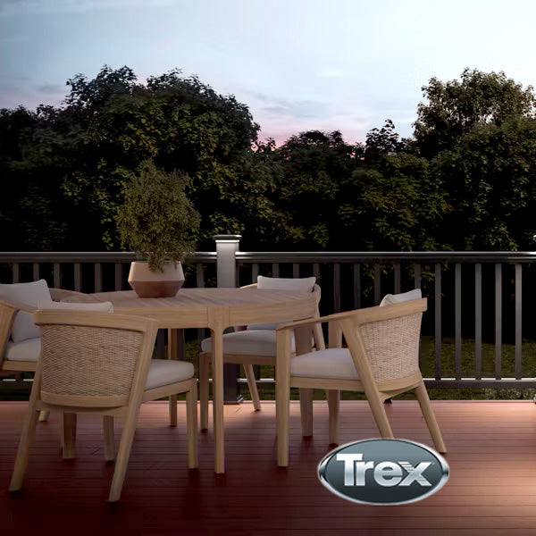 Trex 24V 4x4 Post Cap Light - Black On Rail