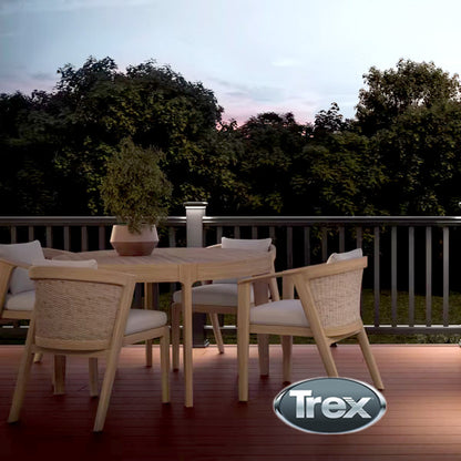 Trex 24V 4x4 Post Cap Light - Black On Rail