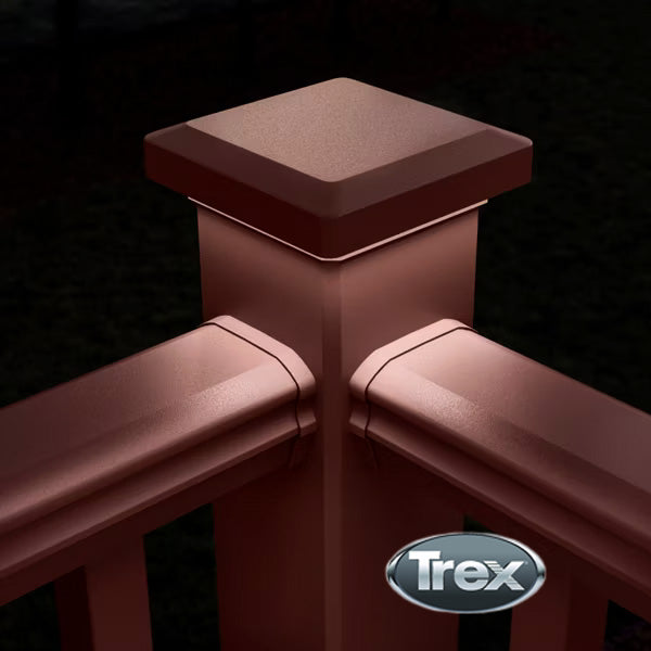Trex 24V 4x4 Post Cap Light - Vintage Lantern On Post
