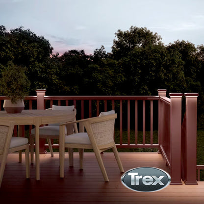 Trex 24V 4x4 Post Cap Light - Vintage Lantern On Rail