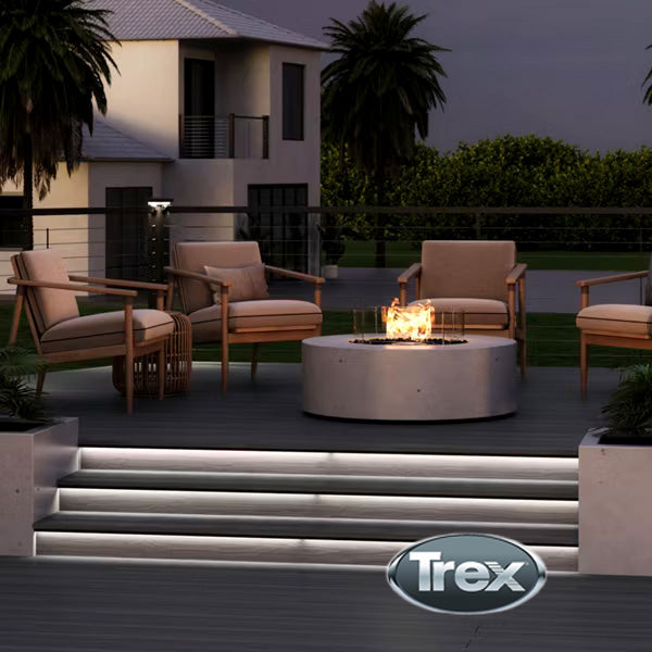 Trex 24V Linear Riser Lights On Steps