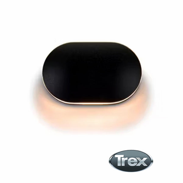 Trex Oval Riser Lights - Black