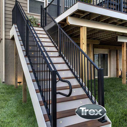 Trex Aluminum ADA Straight Rail On Stairs