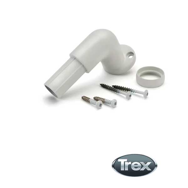 Trex ADA 90 Degree Wall Return - Classic White