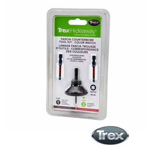 Trex Fascia Color Match Counterbore Tool Kit