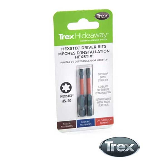 Trex Hideaway HexStix Drive Bits