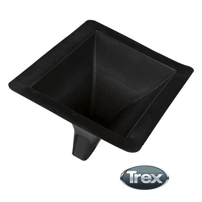 Trex RainEscape Downspouts - Black - The Deck Store USA