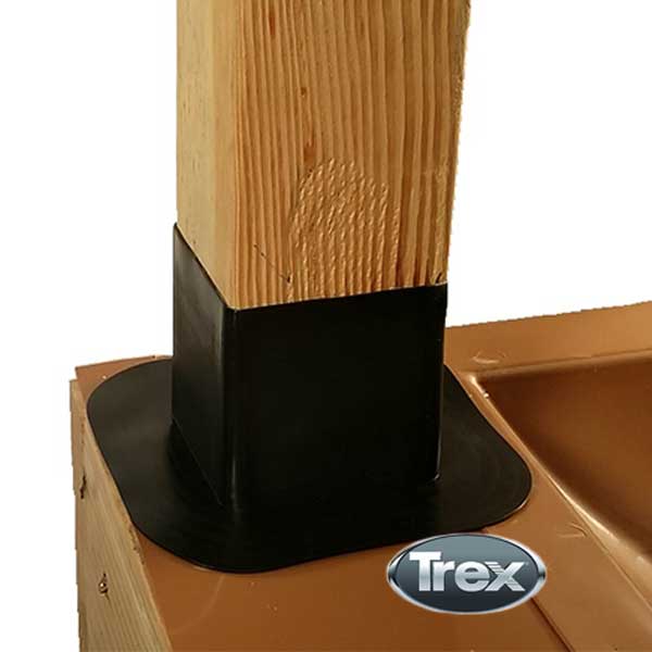 Trex RainEscape Post Flashing - Caulked - The Deck Store USA