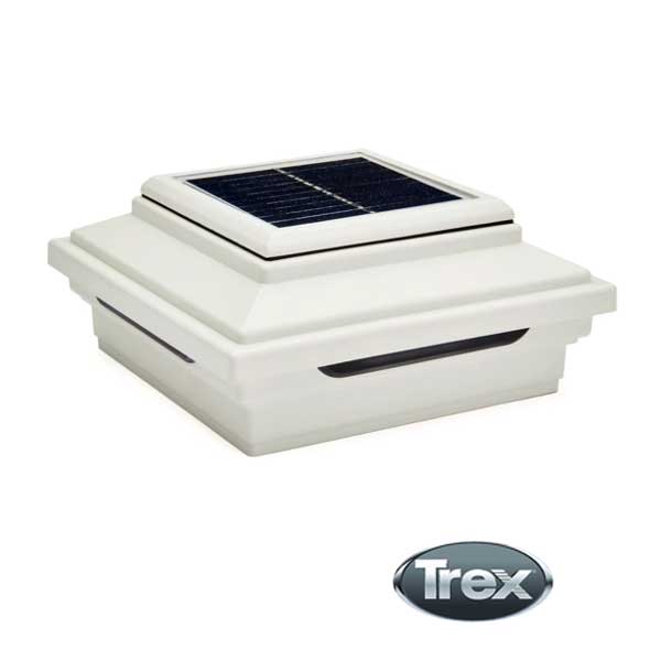 Trex Solar Post Cap Light - White