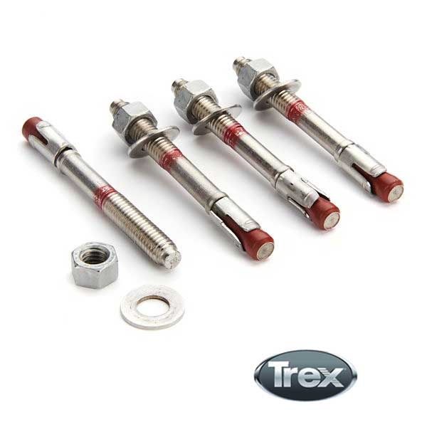 Trex Surface Mount Post Concrete Hardware Kits at The Deck Store USA