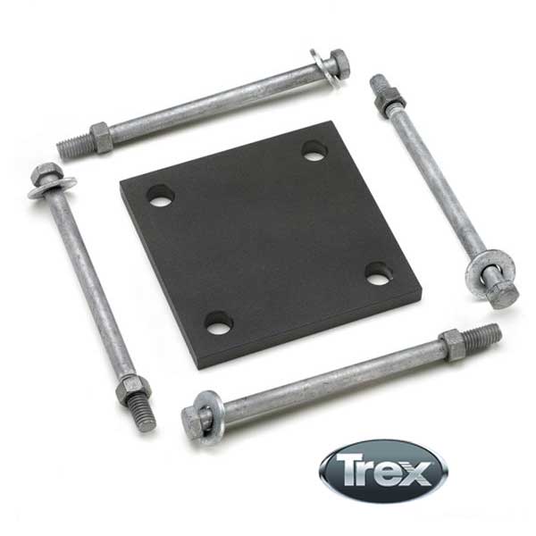 Trex Surface Mount Post Wood Hardware Kits at The Deck Store USA