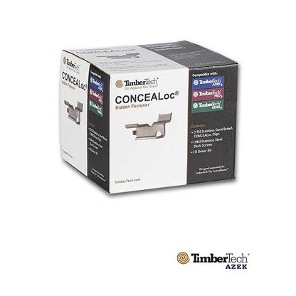 Timbertech/Azek CONCEALoc Hidden Fasteners 175pc Box - The Deck Store USA