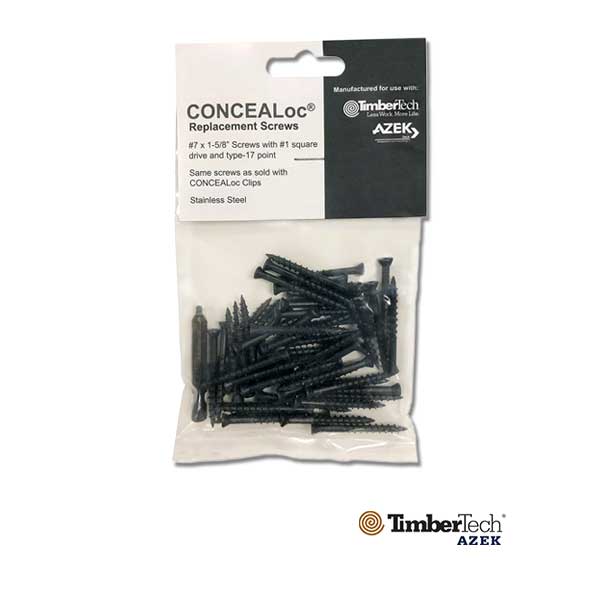 Timbertech/Azek CONCEALoc Replacement Screws at The Deck Store USA