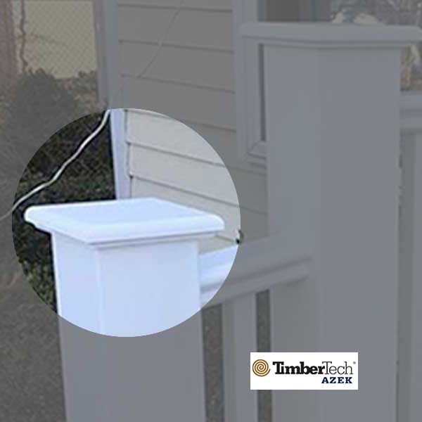 Timbertech/Azek Statement PVC Rail Post Caps – The Deck Store USA