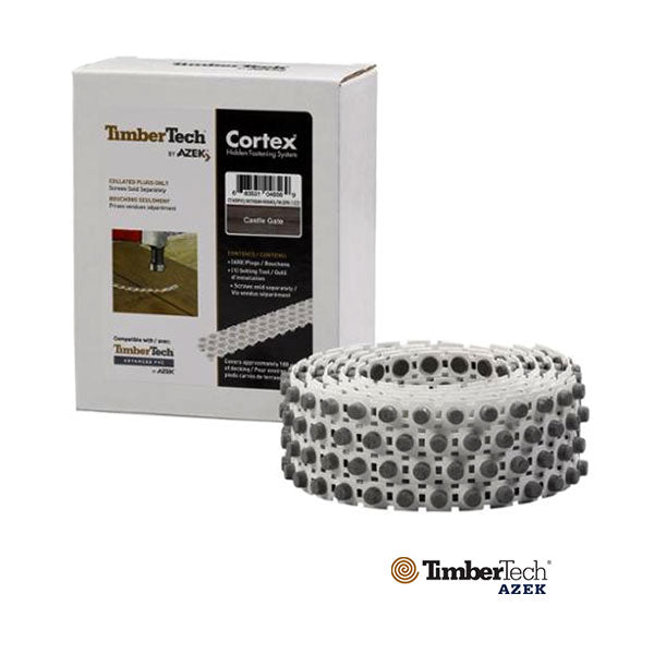 Timbertech/Azek 400pc Collated Cortex Plugs - Castle Gate