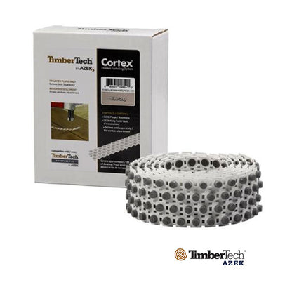 Timbertech/Azek 400pc Collated Cortex Plugs - Slate Gray
