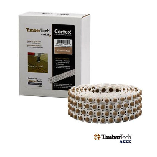 Timbertech/Azek 400pc Collated Cortex Plugs - Weathered Teak