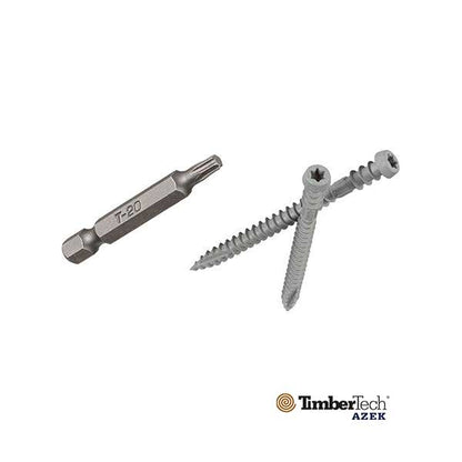 Timbertech TOPLoc Screws For Composite - Light Gray - The Deck Store USA