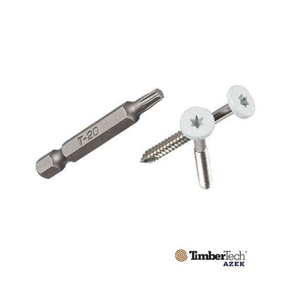 Timbertech TOPLoc Fascia Screws For Composite - Ivory - The Deck Store USA