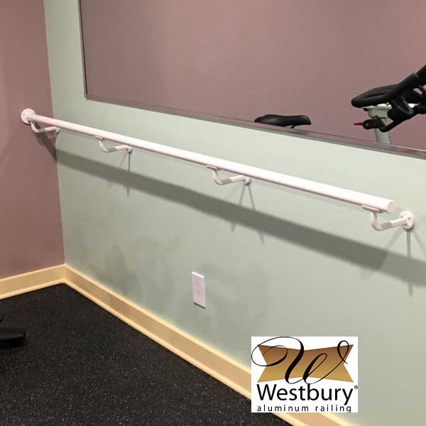 Westbury ADA Straight Handrail Installed