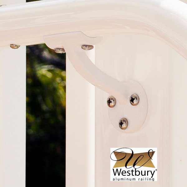 Westbury ADA Wall Mount Bracket Installed