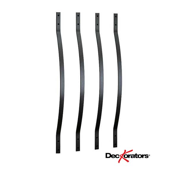 Deckorators Arc Face Mount Balusters at The Deck Store USA
