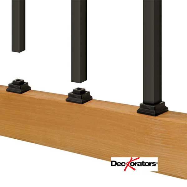 Baluster Railing Connectors Estate Square Designer Baluster Connectors - The Deck Store USA