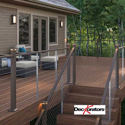 Deckorators Contemporary Cable Kits Installed - The Deck Store USA