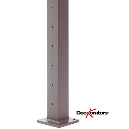 Deckorators 2-1/2" Contemporary Cable Rail Line Posts at The Deck Store USA