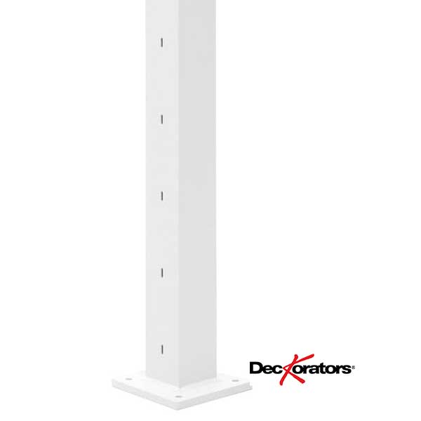 Deckorators 2-1/2" Contemporary Cable Rail Mid-Stair Posts at The Deck Store USA