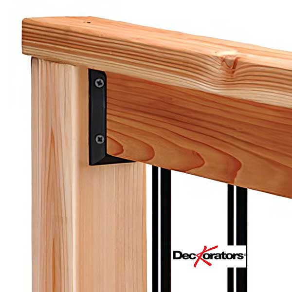 Deckorators Railing Connector Installed - The Deck Store USA