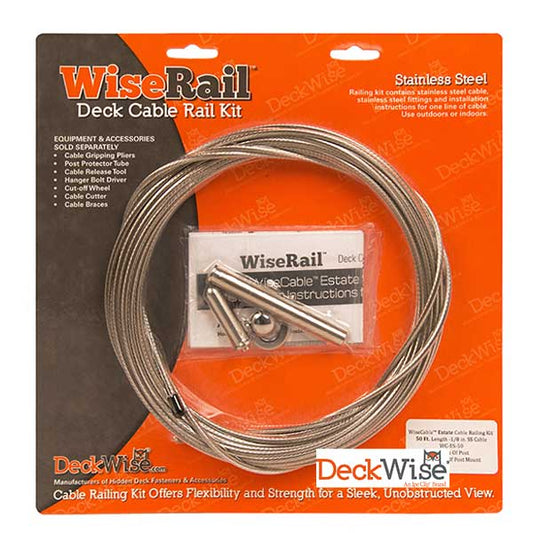WiseRail Estate WC-ES Cable Kits at The Deck Store USA