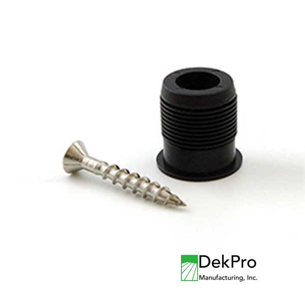 DekPro Round Straight Baluster Connector 500pk With Washer at The Deck Store USA