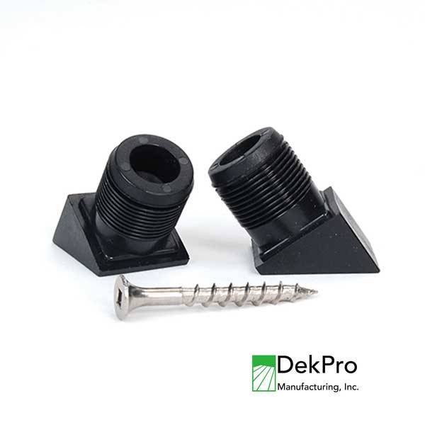 DekPro Square Stair Baluster Connectors at The Deck Store USA