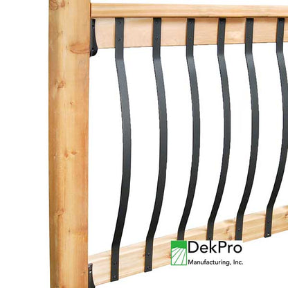 DekPro Bow Face Mount Balusters at The Deck Store USA
