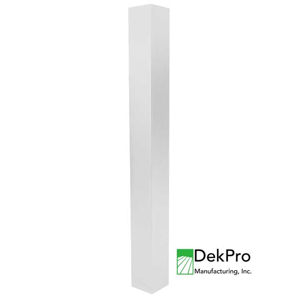 DekPro Prestige White 4x4 Aluminum Post Sleeves at The Deck Store USA