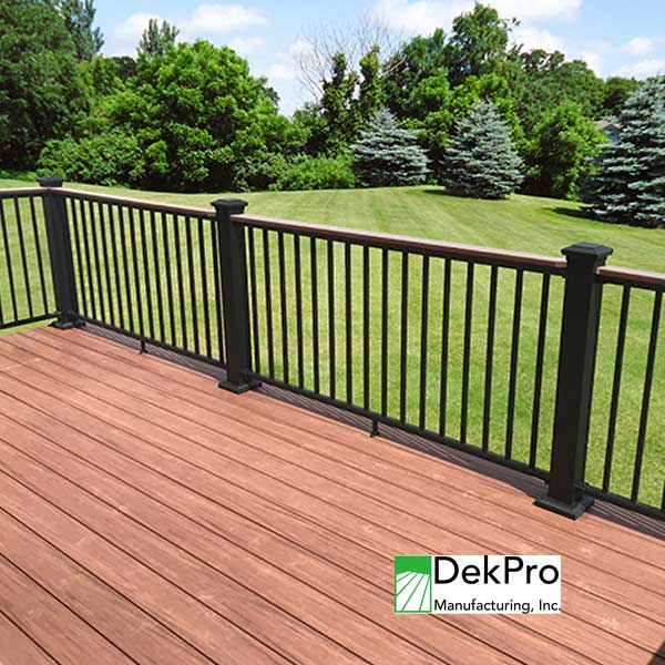 Deck Blocking For Railing DekPro Prestige Aluminum Deck Railing - The Deck Store USA