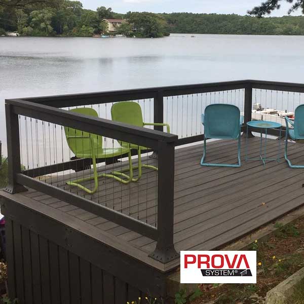 Insta-Rail Vertical Cable Railing Kits Installed - The Deck Store USA