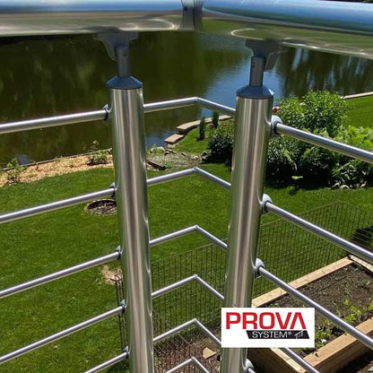 Prova PA10 Tube Infill Elbows at Corner - The Deck Store USA