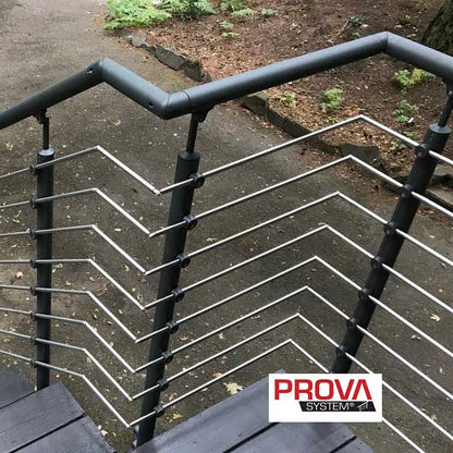 Prova PA10 Tube Infill Elbows Installed - The Deck Store USA