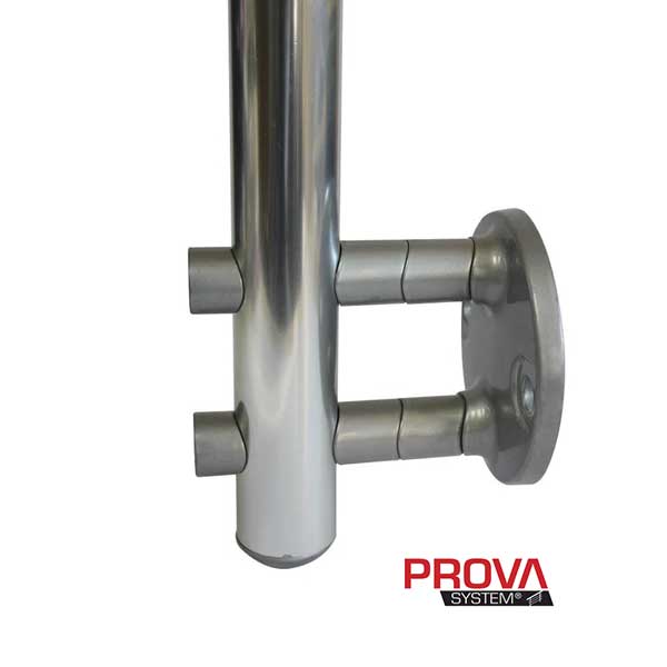 Prova PA13 Silver Side Mount Post 2-7/8" Spacers Installed - The Deck Store USA