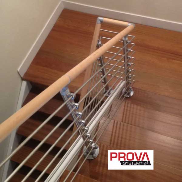 Prova PA3 Wood Handrails On Stairs - The Deck Store USA
