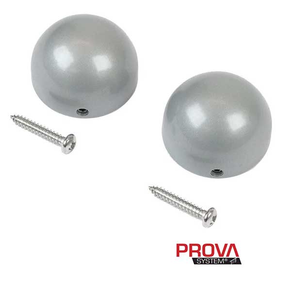 Prova PA7 Handrail Silver Endcaps at The Deck Store USA