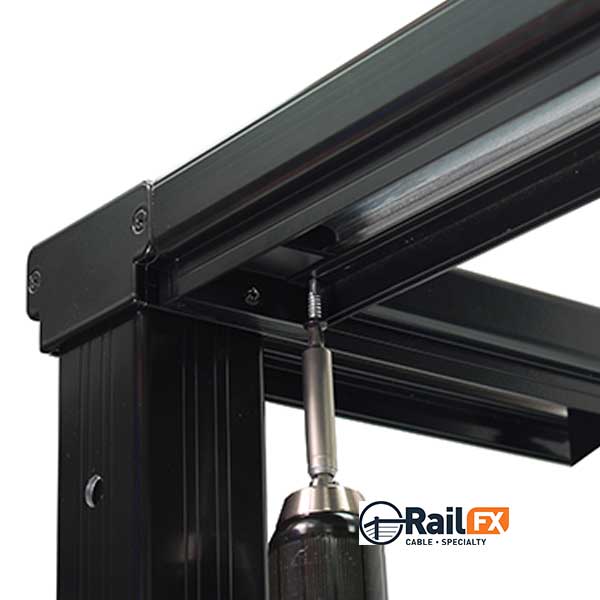 RailFX Series 200 End Plate Bracket Installation #3 - The Deck Store USA