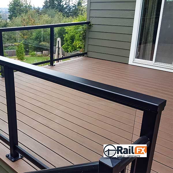 RailFX Series 200 Top Rail Installed - The Deck Store USA