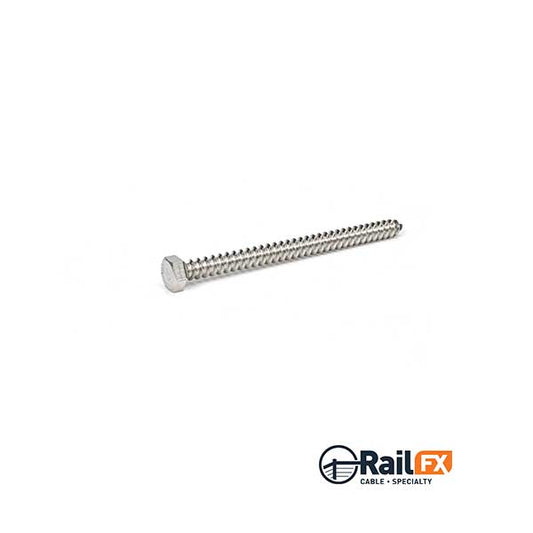 RailFX Stainless Steel 5" Lag Screw at The Deck Store USA